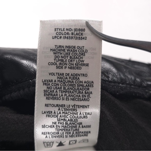 Joie LIMITED EDITION Faux Leather Pants Black JEI0000 Size 6 - Picture 15 of 16